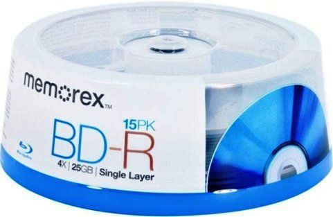 Memorex 97854 Blue-Ray Disc, 25 GB Storage Capacity, 15 Media Included Qty, 4x Max. Write Speed, 120mm Form Factor ( 97854 MEMOREX97854 MEMOREX-97854 MEMOREX 97854)